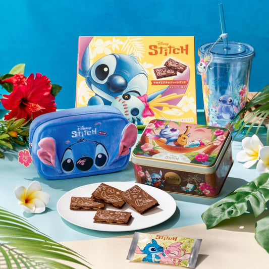 【預訂】TOKYO BANANA × DISNEY - STITCH 澳洲堅果朱古力餅乾鐵盒