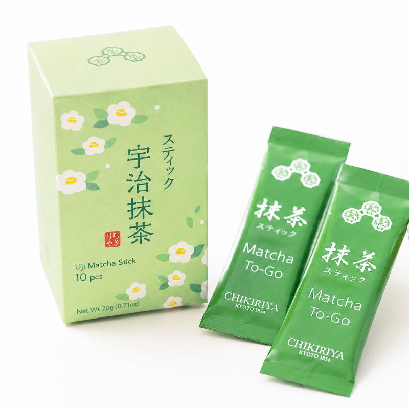 【預訂】CHIKIRIYA - 宇治抹茶隨身棒 10件裝（20G）