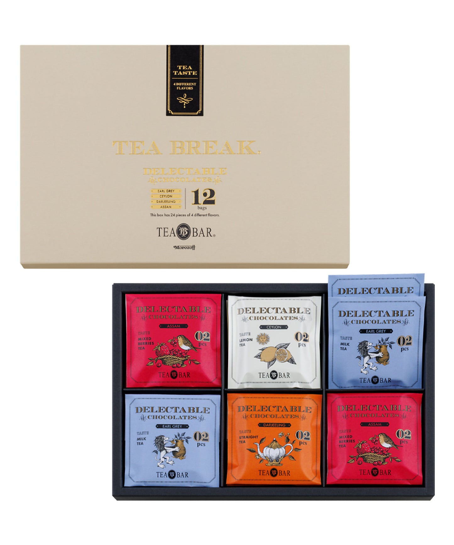 【預訂】【情人節限定】TEA BAR - TEA BREAK24件裝