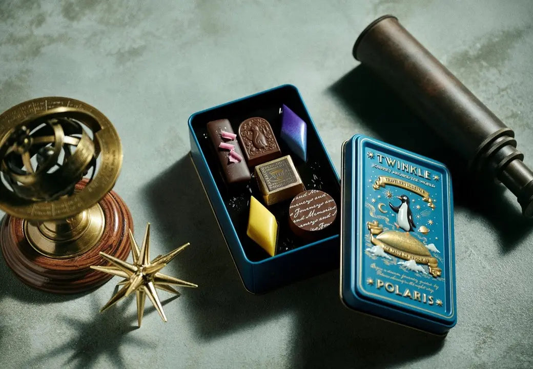 【預訂】【情人節限定】喫茶ペンギン TEA SALON PENGUIN - 北極星鐵盒6件裝