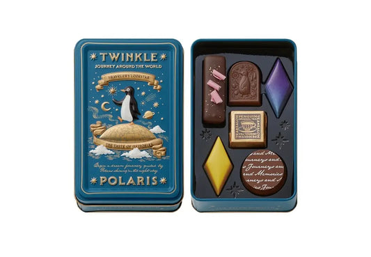 【預訂】【情人節限定】喫茶ペンギン TEA SALON PENGUIN - 北極星鐵盒6件裝
