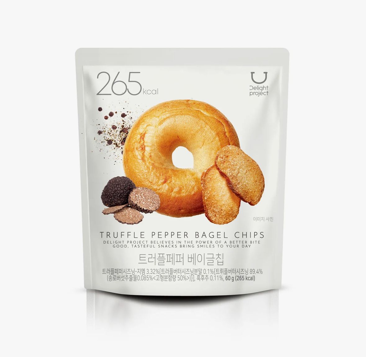 【現貨】韓國DELIGHT PROJECT - 黑松露BAGEL CHIPS