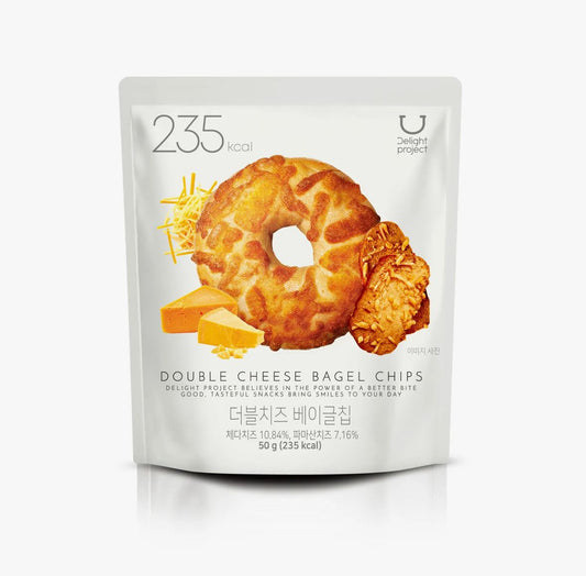 【現貨】韓國DELIGHT PROJECT - DOUBLE CHEESE BAGEL CHIPS
