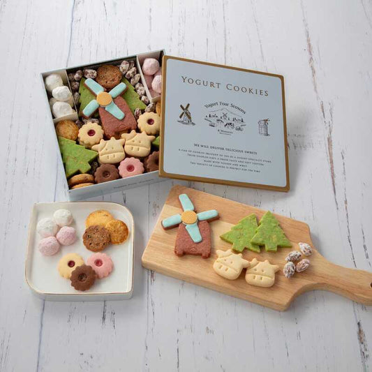【預訂】【萬聖節限定】YOGURT FOUR SEASON - 餅乾鐵盒 特大