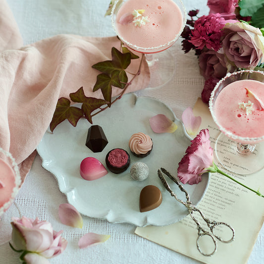 【預訂】【情人節限定】HANA TO SAKE TO CHOCOLATE - 緋紅之光幻想曲禮盒7件裝