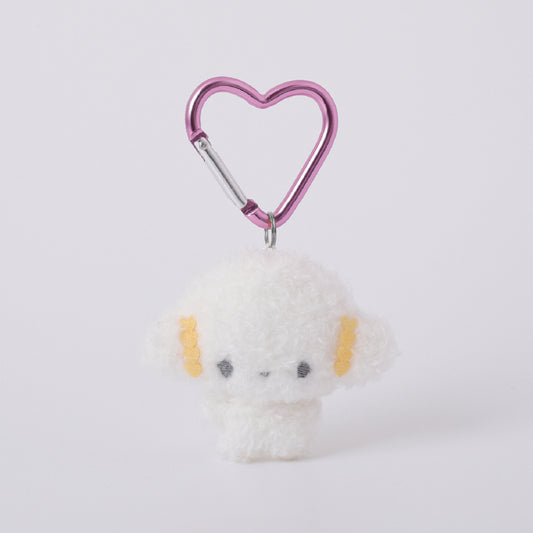 【現貨】SANRIO - 迷你毛絨絨心形吊飾 - COGIMYUN (小麥粉精靈)