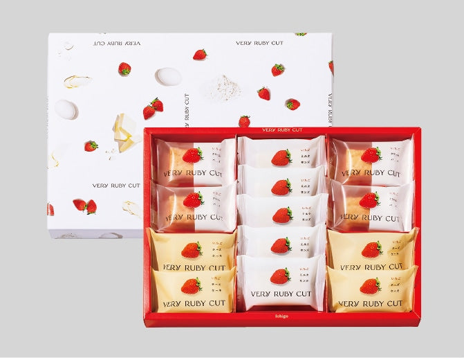 【預訂】VERY RUBY CUT - 士多啤梨綜合13件裝